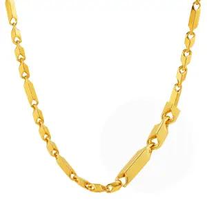 [한국금다이아몬드] 남자 순금 목걸이 체인 민자 심플 24K 37.5g 18K장식