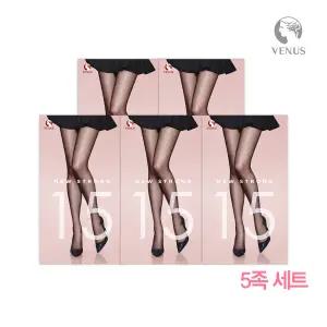 [롯데백화점]비너스 [5족세트] 15D 뉴스트롱 팬티스타킹 (V1140V)