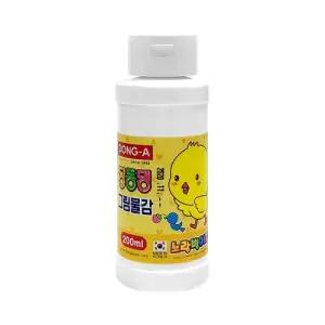동아 단색물감 딩동댕물감 흰색 200ML 1개
