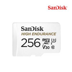 샌디스크 CCTV 블랙박스 전용 MicroSDHC/XC 256GB Class10 4K 100MB 마이크로SD 256기가
