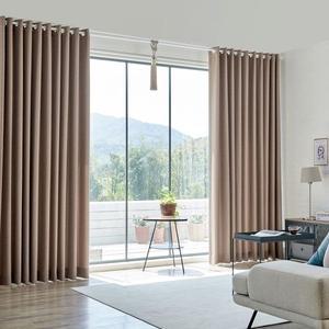 [NS홈쇼핑]뷰하우스 헤이즐 형상기억 린넨 사계절 맞춤 암막 커튼 중창형 ~250cm..[32063834]