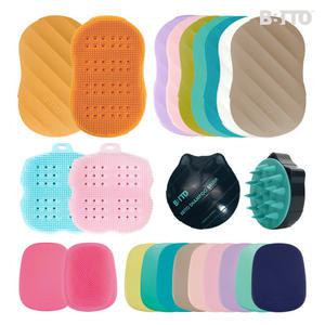 비비또 실리콘 샤워용품 아기 유아 목욕장갑 샤워볼 바디브러쉬 샴푸브러쉬