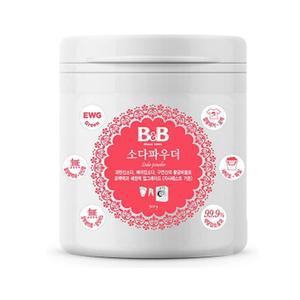 비앤비 소다파우더 표백제 500g 용기 2개 세탁세제 유아용표백제 세탁용품