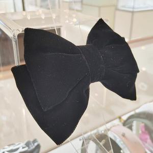 [JJQUEEN] 벨벳리아 2단 리본핀 HHR649