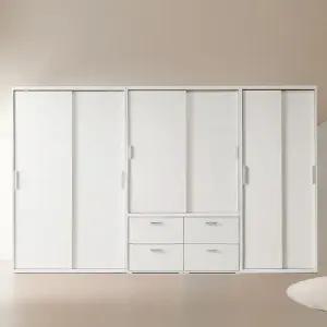 이즈 아밀리 3200 서랍 슬라이딩 옷장 세트 IFO161