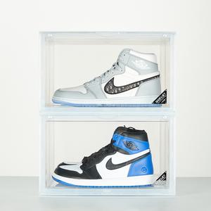 [2PACK] 슈브제 와이드 화이트 프리미엄 신발 보관함