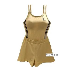 [대구백화점] 레노마수영복]여성 아쿠아겸용 원피스 치마바지세트(LS2D871)[