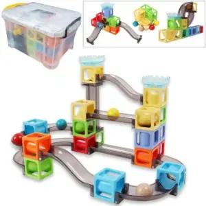 에듀쉐이프 마그네틱 롤링플레이72P+보관함마그네틱롤링블럭 마그네틱롤링