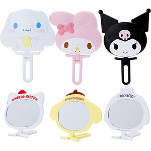 산리오 핸드미러 6종 손거울 쿠로미 시나모롤 마이멜로디 헬로키티 폼폼푸린 푸차코 휴대용
