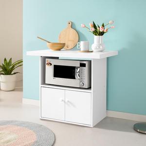 KM-7418 렌지대 식탁 수납장 미니 홈바 수납형 테이블 주방수납장 정리함