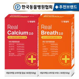 펫생각 데일리케얼 강아지 기관지 관절 2종 세트