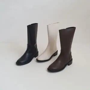 깔끔 데일리 심플 베이직 하프 미들 부츠