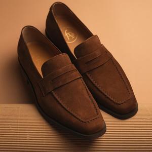 [플랩에프] 이튼 스웨이드 페니로퍼 SBW