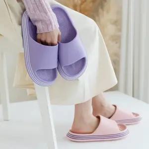 남여공용 비비드 폭신 슬리퍼 실내 실외 방수 물빠짐