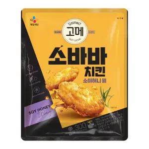 [CJ]고메 소바바치킨 소이허니 윙 300g X 4개