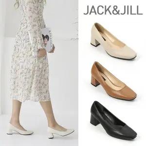 스퀘어 통굽 펌프스(JA0Z151)