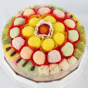 [떡집닷컴]연지곤지 떡케익 3호 (2.5kg) / 선물 / 떡집닷컴 / 떡 / 부모님 선물 / 영전 / 케익