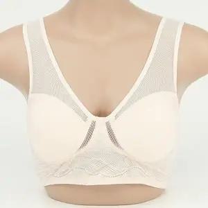 [미코디] 7003 노와이어 인견 메쉬 몰드 브라탑