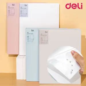 델리 누사인 파스텔 넘버링 A4 클리어파일 20매