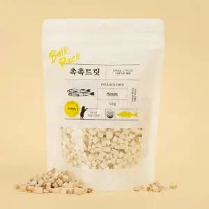 촉촉트릿 포켓 북어 대용량 120g - 고양이전용 동결건조 간식
