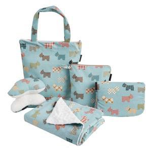 코니아일랜드 출산 선물 5종 세트, 아이러브독, 블루, 1개