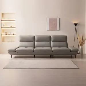 [사은품증정] 클레프 3.5인 스윙 전체 통가죽 소파