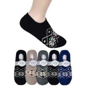 발바닥 두꺼운 여성 덧신 반버선 덧양말 5켤레 세트 보육교사 어린이집 슬리퍼 구두용 발등덮는 미끄럼방지