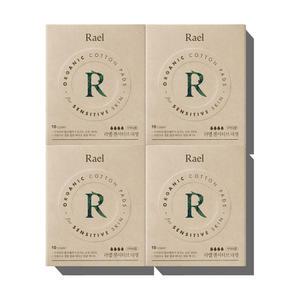 [유통기한 임박] 라엘 유기농 순면커버 센서티브 생리대, 대형, 10p, 4개