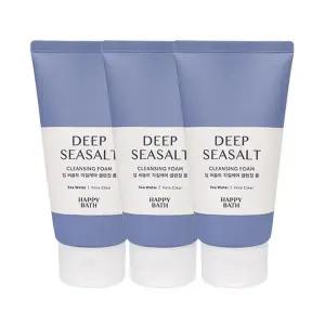 [해피바스] 해피바스 퍼펙트딥 씨솔트 클렌징폼 150g x3