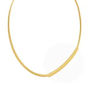 갤러리아 여자 순금 목걸이 체인 뱀줄 24K 18.75g 18K장식