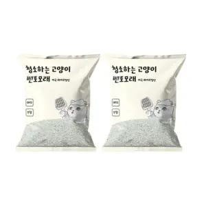 청소하는 고양이 벤토모래 미국 와이오밍산 6kg 2개 1박스