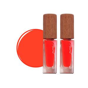 [유통기한 임박] 미크릿 냄새없는 비건 네일 6g, 네온 오렌지, 2개