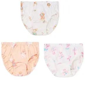 [대구백화점] [오가닉맘][25년신상]벨꼬뜨니 토끼여아팬티3종(MKFUUP23-36-28)