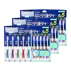 엘지 페리오 이지클리닉 어드밴스 칫솔 부드러운모 초극세모 10입 3개 양치