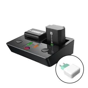 NP2 All-In-One 소니 카메라 배터리 2슬롯 멀티 충전기 FZ100 FW50 BX1 동시충전