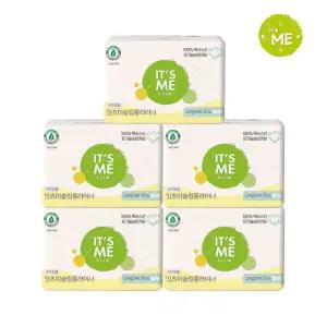 잇츠미 뉴슬림 순면 생리대 롱팬티라이너 20p x5팩(총 100p)