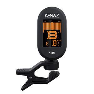 케나즈 KT03 기타튜너 통기타 튜닝기 일렉기타 베이스 바이올린 조율기 우쿨렐레