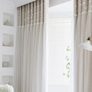 [지나송]티롤 아일렛 암막 이중겹커튼(540x230)(봉 설치부속)