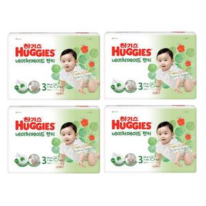 하기스 2024 네이처메이드 팬티 3단계 (남아) 64매 4팩