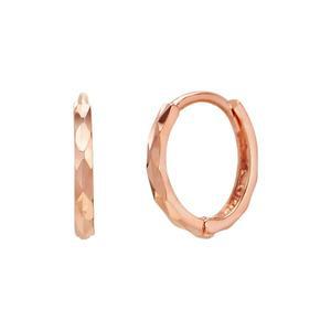 갤러리아 여자 18K 귀걸이 원터치 링 금귀걸이 컷팅 링 9mm