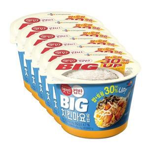 햇반 BIG 컵반 치킨마요덮밥 313g x 6입