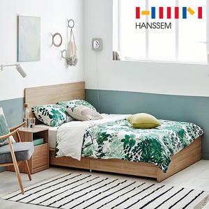 한샘 샘베딩 플레인 침대 Q,K 메이플 (매트별도)