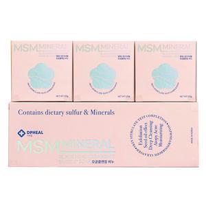 미스미네랄 비누 120gx3개 1세트 클렌징 솝 MSM 유황 모공 세안 비누