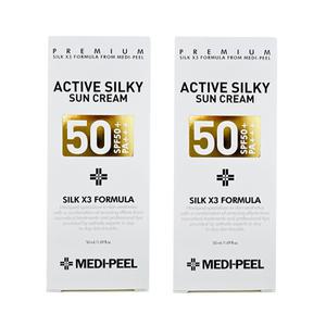 메디필 액티브 실키 선크림 50ml x 2개