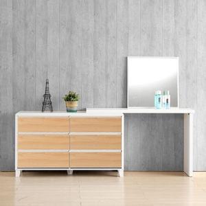 오레 와이드 확장형 화장대 세트 1200 거울포함