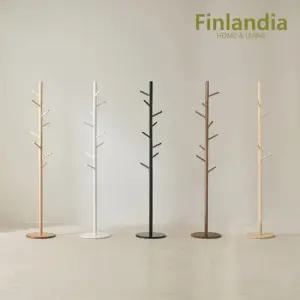 핀란디아 엘라인 원목 원형 스탠드 옷걸이 침실 사무실 행거 5colors