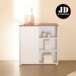 제이디퍼니처 스르륵 800오픈 다용도 수납장 슬림폭