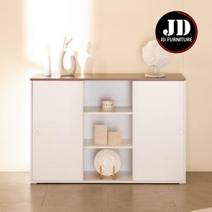 제이디퍼니처 스르륵 1200오픈 와이드 수납장 슬림폭