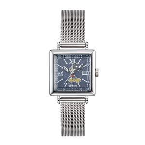 미키마우스 뉴트로 여성 사각 메탈시계 D11922MBL