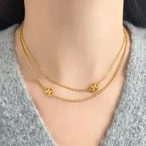 순금 에이치 두줄 목걸이 18.75g+18K잠금